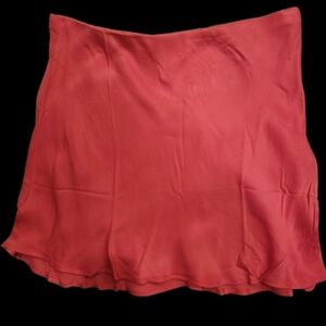 Anthropologie Pink/Rose Satin Mini Skirt – Size XL (NWT!)